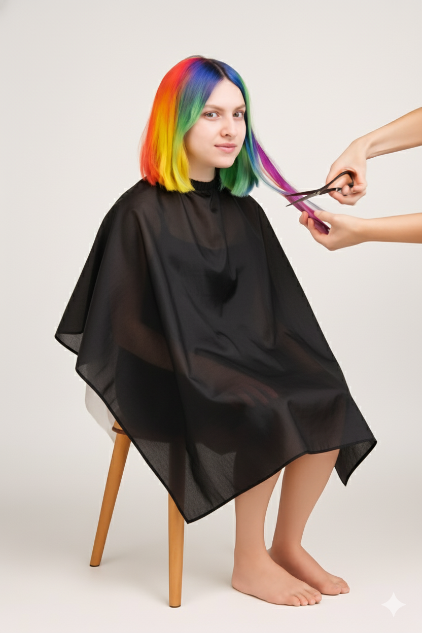 Hair Cutting Aprons BLACK (PACK OF 25)